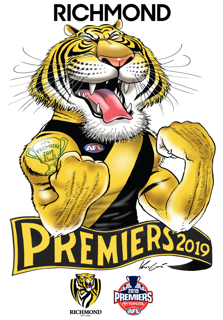 2019 AFL Premiership Mark Knight Sticker – Herald Sun Shop