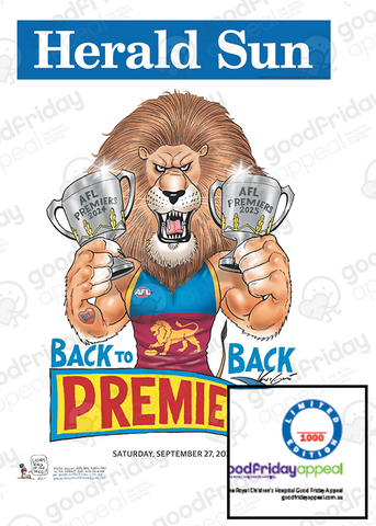 2025 Mark Knight LIMITED EDITION Premiership Poster