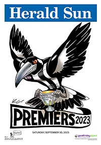 2023 Mark Knight Premiership LAMINATED Poster