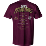 Brisbane Lions Premiership  Premium tshirt - back view