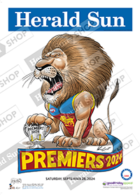 2024 Mark Knight LIMITED EDITION Premiership Poster