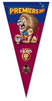 BRisbane Lions Premiership Pennant