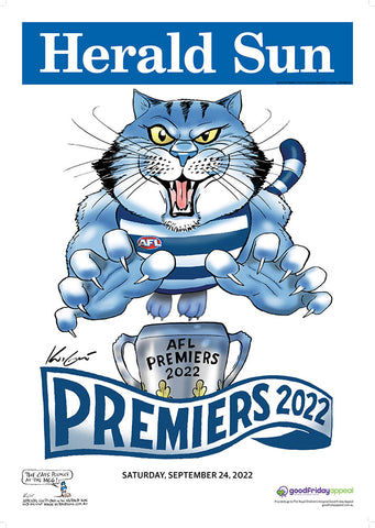 2022 Mark Knight Premiership Poster - PAPER POSTERS