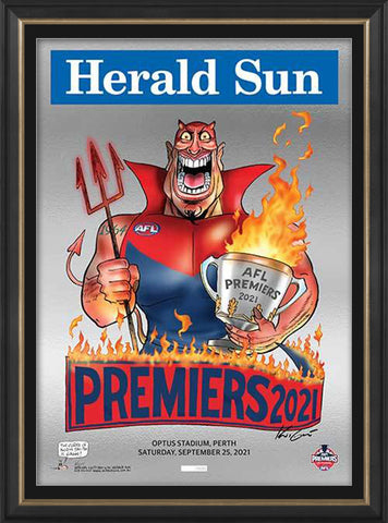 Mark Knight Premiership FOIL Limited Edition - FRAMED