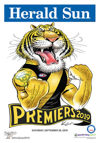 2019 Mark Knight LIMITED EDITION Premiership Poster