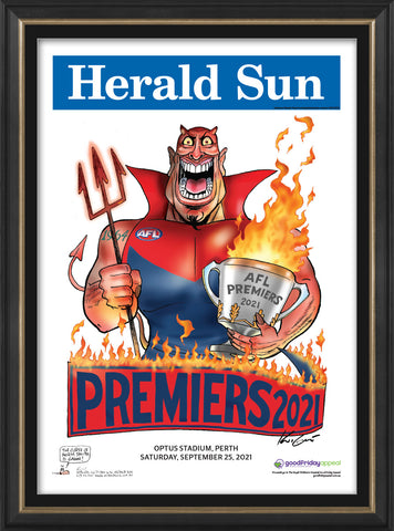 Mark Knight Premiership Poster - Framed Posters