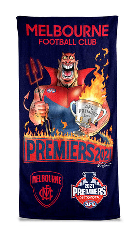 2021 Mark Knight Premiership Beach Towel