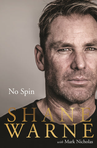 No Spin by Shane Warne - Signed book offer