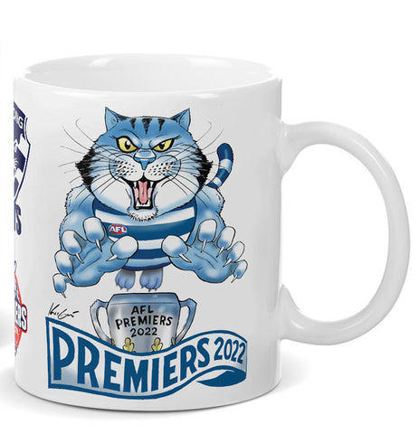 2022 Mark Knight Premiership white Mug - Exclusive to Herald Sun Shop