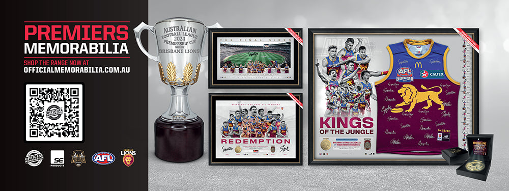 Brisbane Lions Premiership memorabilia